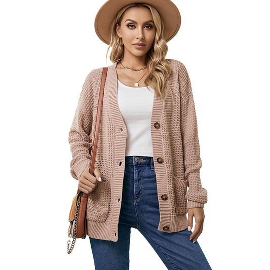 Cardigan Sweater Knitted Single-breasted Coat