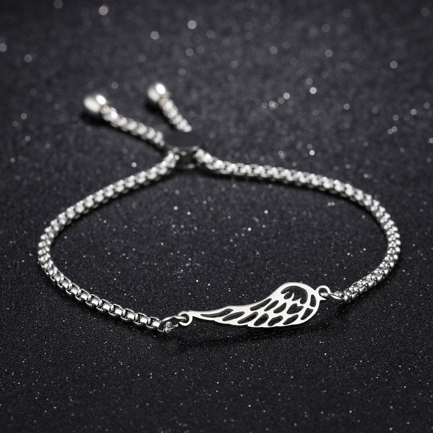 Rose Gold Feather Bracelet