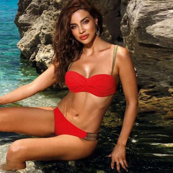 Bikini Sets Solid Color Swimsuit Sexy