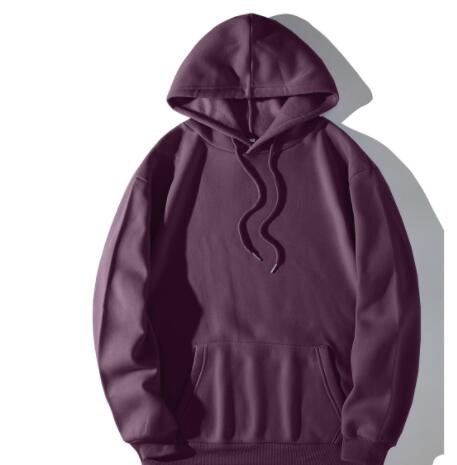 Fashion Solid Color Pullover Hoodie Sweater