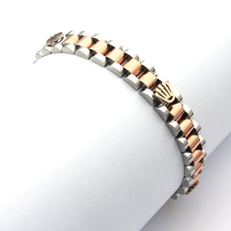 Crown Bracelet Style Women Titanium Steel Bracelet