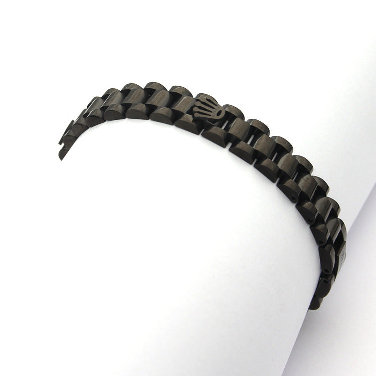 Crown Bracelet Style Women Titanium Steel Bracelet