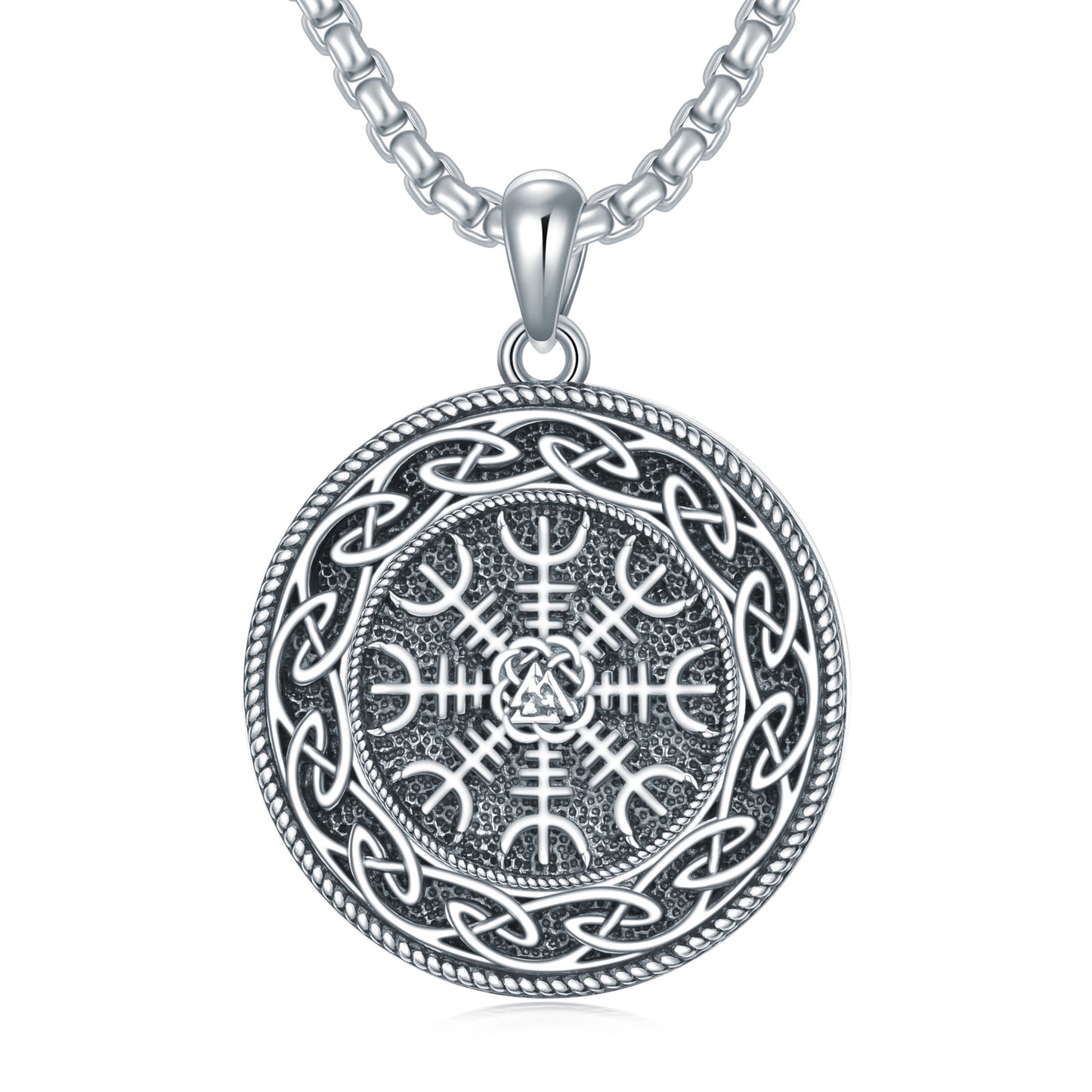 Viking Necklace Celtic Knot Necklace 925 Sterling Silver – saycona.com