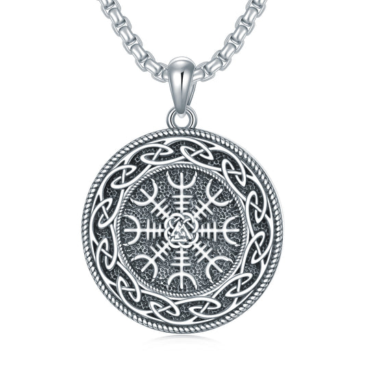 Viking Necklace Celtic Knot Necklace 925 Sterling Silver